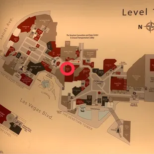 Delmonico Steakhouse is circled in red (Sep 2022)