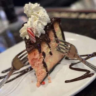 OMG Peppermint Cheesecake