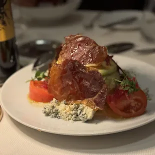Wedge Salad. Best prosciutto in the world! Crispy! Amazing!