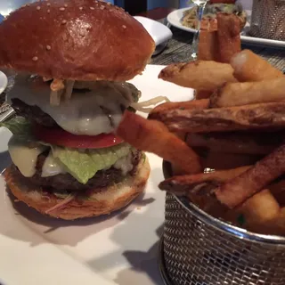 The Delmonico Double Cheese Burger
