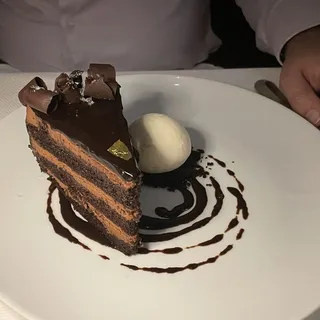 Valrhona Chocolate - Hazelnut Mousse Cake