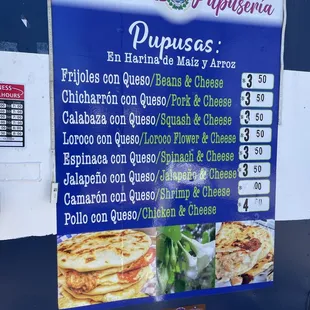 Updated menu spring 2024