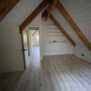 After (baseboards had not yet been installed but looked even more amazing after)