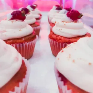 Strawberry Daiquiri.  An alcohol infused cupcake.