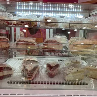 Cheesecakes, banana pudding, strawberry yum yum cake