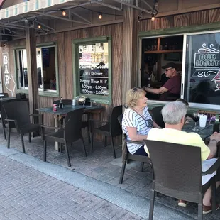 Outdoor dining tables