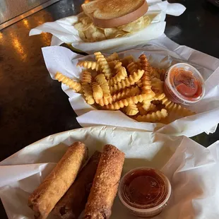 waffles, food