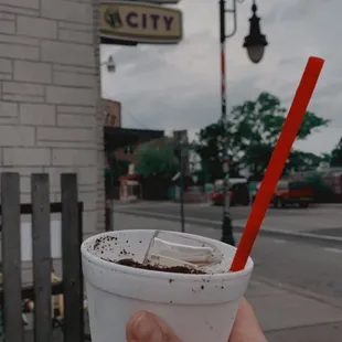 Frozen Irish coffee