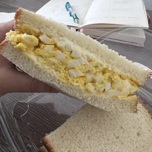 Egg salad sandwich - $8.99