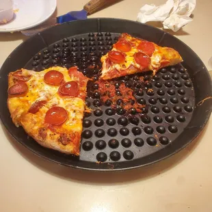 They have almost 5 stars for a reason... great pizza, friendly staff, I recommend this place.