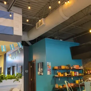 Back interior with little shop