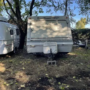 Rundown trailers.