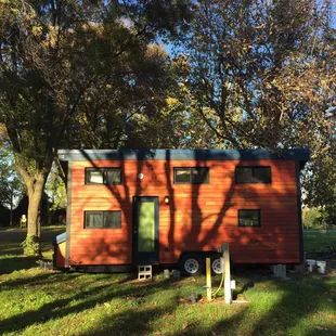 Long term tiny house on wheels resident