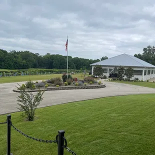 the entrance to the winery