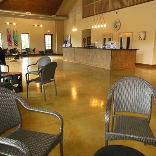The tasting bar in our spacious event center.
