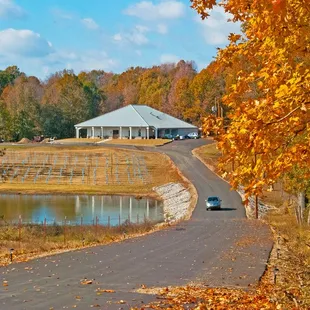 Sit on the lake dock or under the patio and enjoy a bottle of wine with the view.