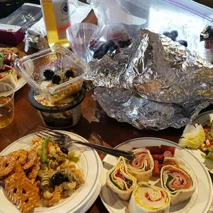 We brought a spread! Happy Birthday Mommy!