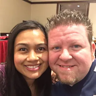 My husband and I went to a Christmas party. The party was fun especially for our kids.