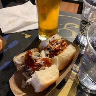 Only serving sliders because of COVID-19