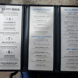 Drink menu 1