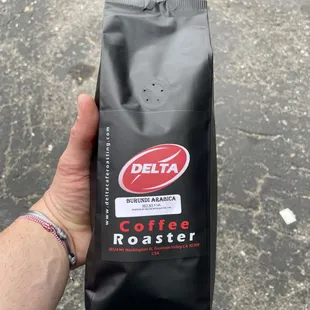 Whole bean Fresh roasted coffee