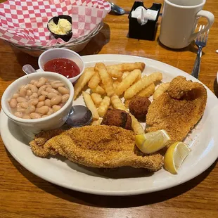Catfish dinner