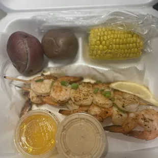 Grilled shrimp