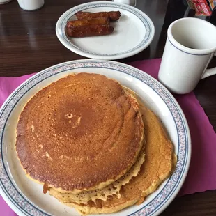 Pumpkin pancakes, excellent!