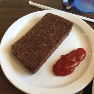 Deep-fried scrapple PERFECT!