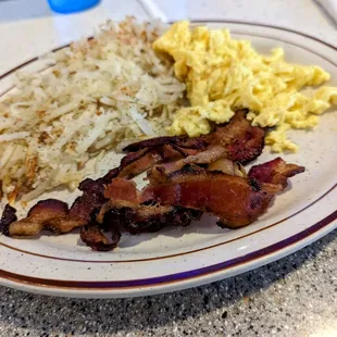 Classic Two Eggs and Meat