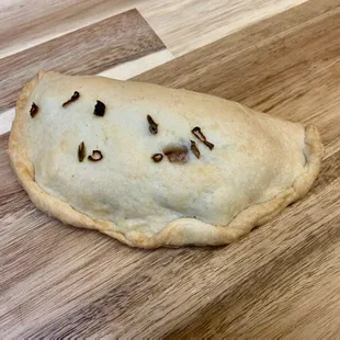 Fresh Local Peach, Fontina, and Prosciutto Hand Pie