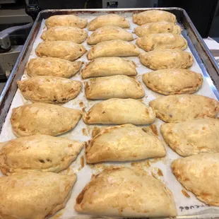 Hand Pies coming out of the oven