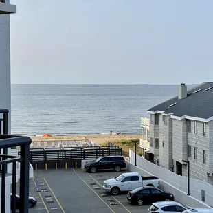 View from partial-bay view room.