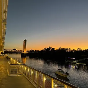 View from the captains room. Very cool room I might add.