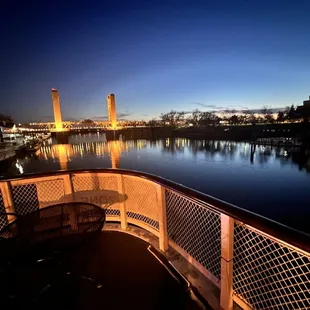 Deck outside our room.