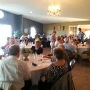 Offering catering in our dining room or yours.