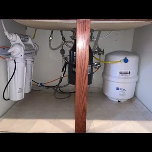Vertex Reverse Osmosis system installed