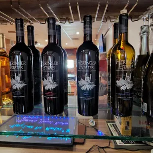 bottles of wine