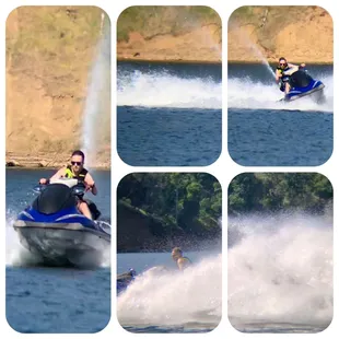 Jet-skiing at the Delta!