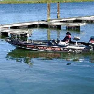 Member Docking After Fishing  @ Private Docks.