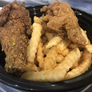 2 piece chicken and fries $5.99
