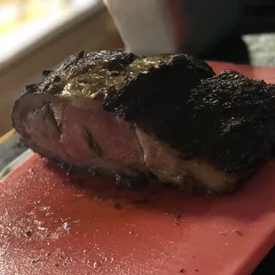 Smoked prime rib! Delicious flavor!