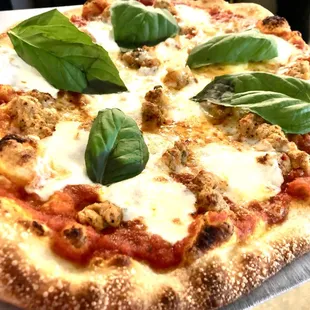 pizza, food