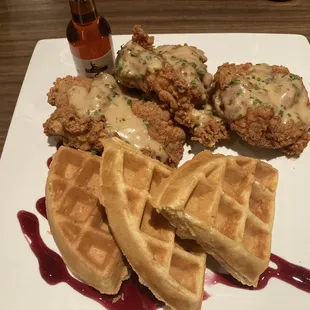 Chicken and Waffles