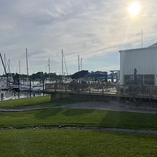 View of the deck.