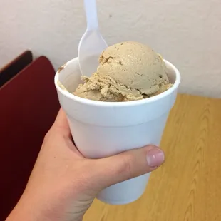 Double scoop :) pumpkin spice and german chocolate cake $5.75