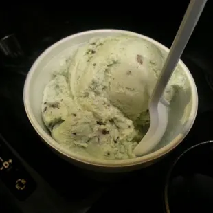 Small mint chocolate chip.