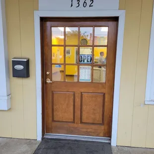 Big front door