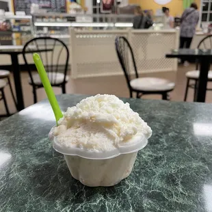 Coconut and apple pie