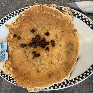 Chocolate chip pancake